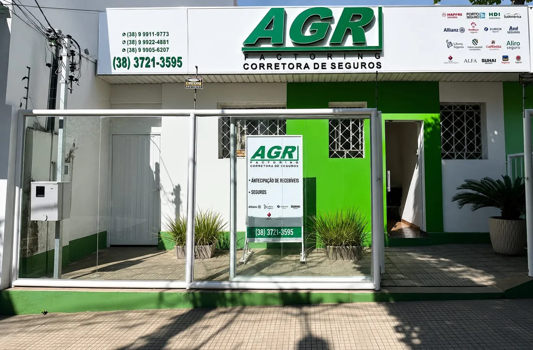 Fachada da sede da AGR Corretora de Seguros
